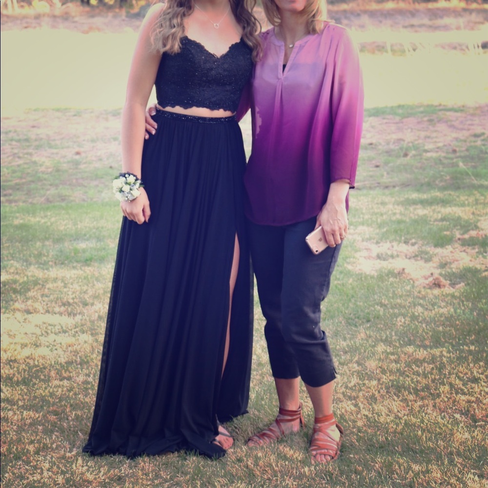 Sherri Hill two piece gown